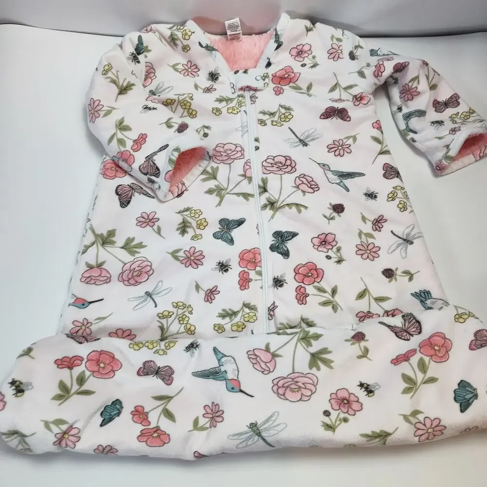 Baby Girl 6-12M Cozy Sleep Sack Bundle Old Navy Floral